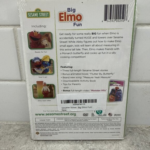 SESAME STREET - Big Elmo Fun DVD - Picture 6 of 6